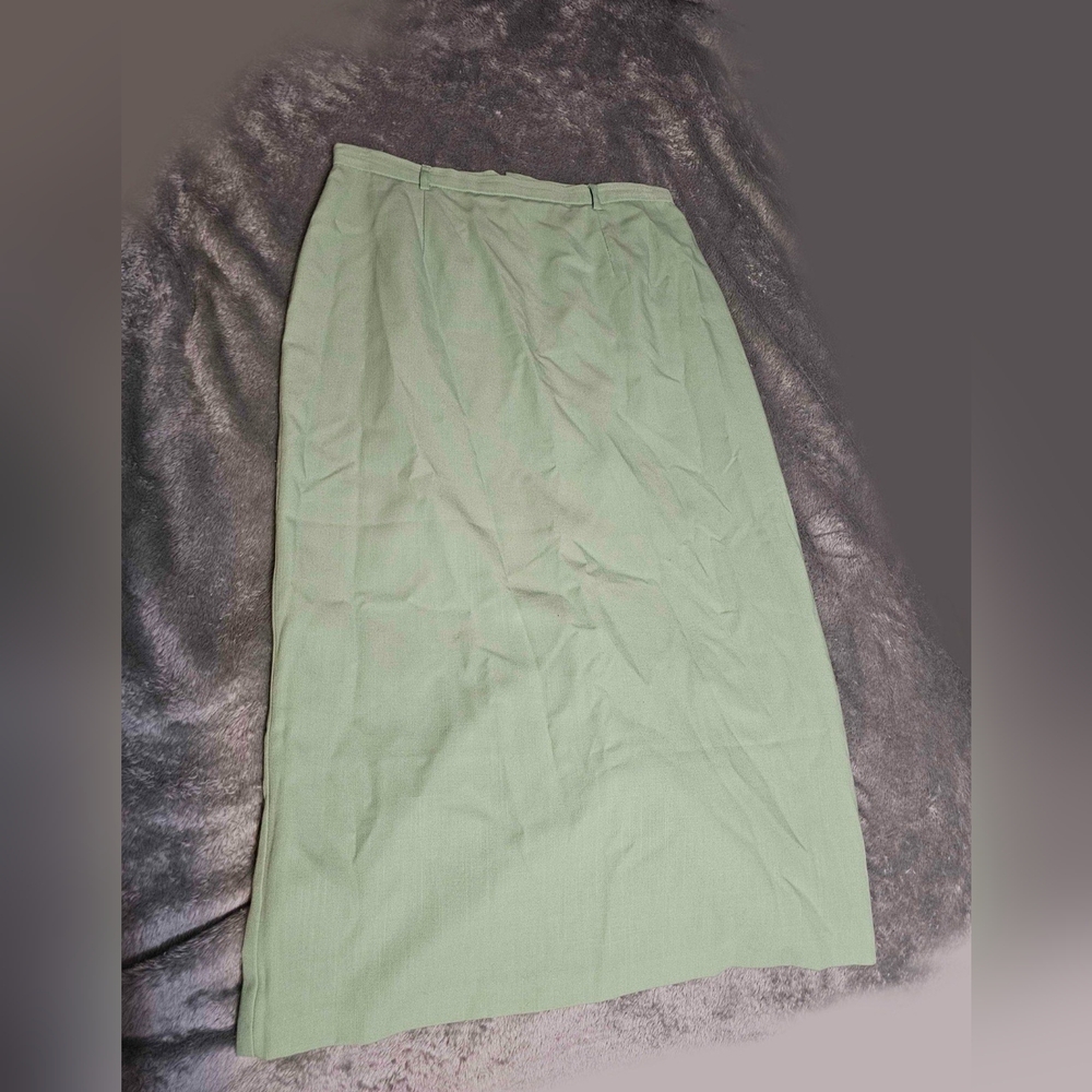 Arbor Mint Green Midi Skirt